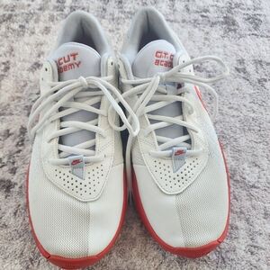 Nike Men's White and Red Sneakers